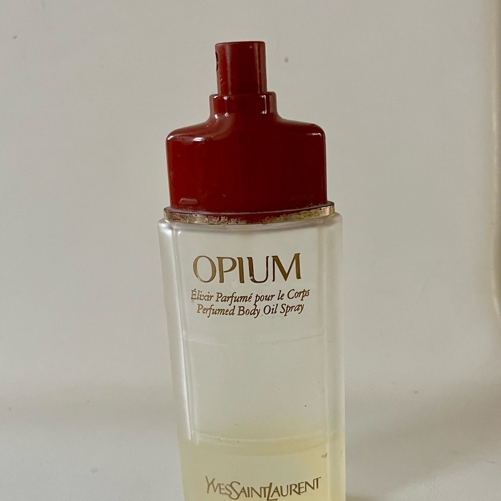 Yves Saint Laurent Opium Body Oil Spray - Red and Gold